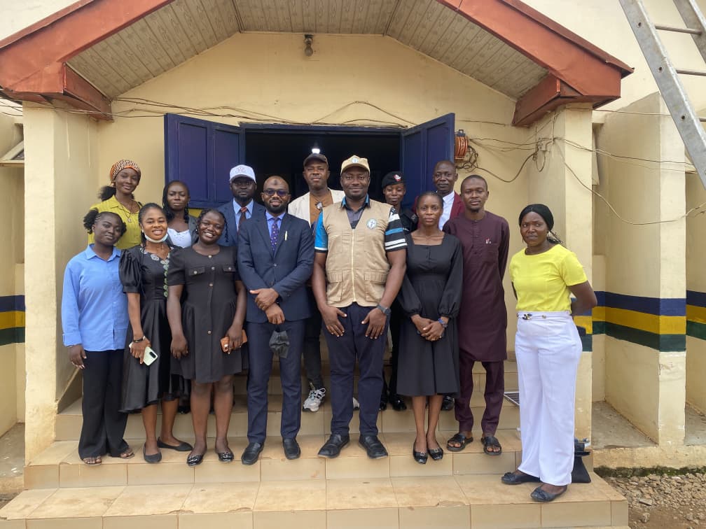 Magistrates, ACJMC members and civil society representatives during the September oversight visits to police stations in Abuja